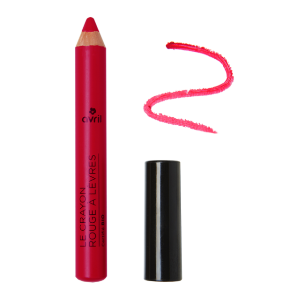 Crayon rouge à lèvres griotte bio Avril